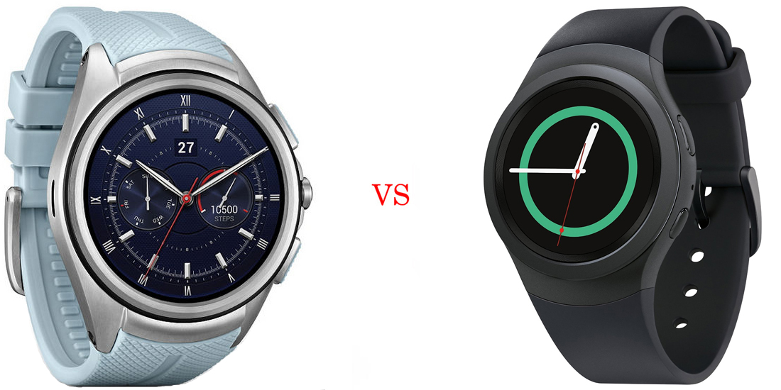 LG Watch Urbane 2 versus Samsung Gear S2 3